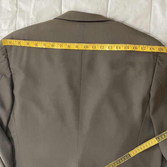 Ralph Lauren Polo University Club Mens 44R Blazer Brown Wool Two Button Vtg 80s - Picture 7 of 11